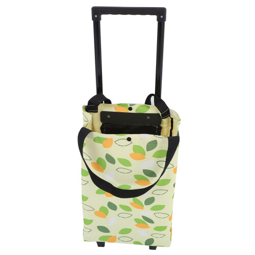 Sac de courses pliable à roulettes