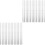 36Pièces Blanks Bracelets Acier Argent Pour Modelage DIY 3
