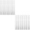 36Pièces Blanks Bracelets Acier Argent Pour Modelage DIY 6