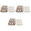 72Pièces Papier Spirales Bouche Colorées Décorations Accessoires Scène 5