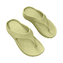 Women's Orthotic Sandals with Arch Support for Plantar Fasciitis – Soft, Comfortable Flip-Flops for Beach & Walking – Green