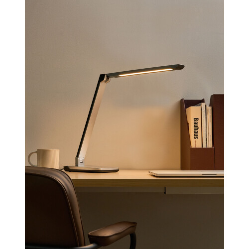 Beliani LED Desk Lamp PICTOR with Dimmer Silver 1