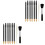 16Pièces Stylo Scratch Noir Avec Double Embout Pour Peinture 3