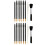 16Pièces Stylo Scratch Noir Avec Double Embout Pour Peinture 5