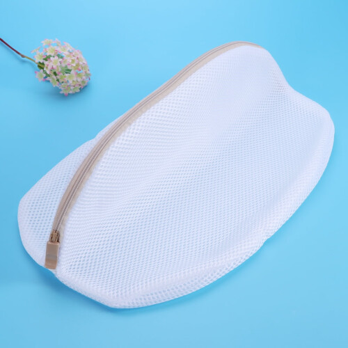 Washing Bag for Trainers White Mesh Storage 2Pcs