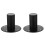 2Pièces Support Haut-Parleur En Fer Noir Avec Base De Montage Solide 4