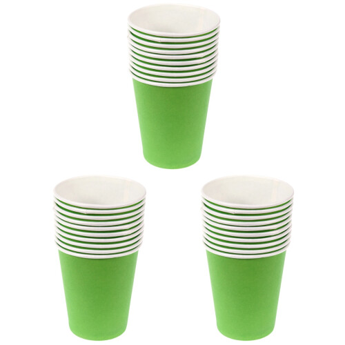 300Pièces Jetables En Papier Épais Couleur Vert Clair DIY 1