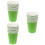 300Pièces Jetables En Papier Épais Couleur Vert Clair DIY 7