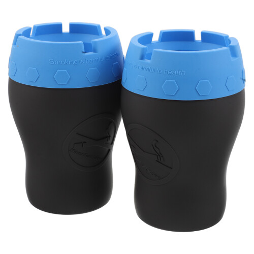 4Pièces Cendrier Silicone Antichute Fermé Pour Bureau 1