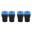 4Pièces Cendrier Silicone Antichute Fermé Pour Bureau 8
