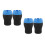 4Pièces Cendrier Silicone Antichute Fermé Pour Bureau 9