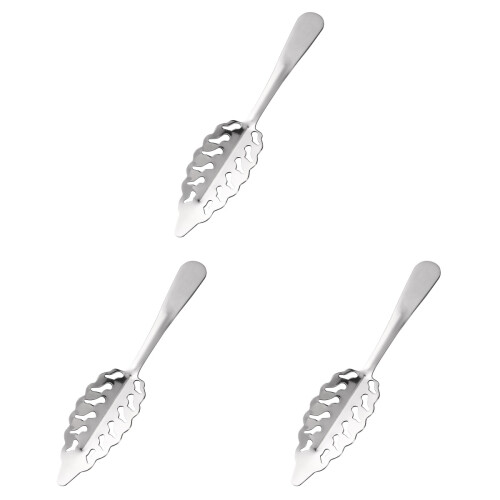 3Pièces Ustensile Cuisine Argentée Pour Bar 1
