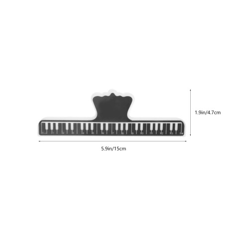 4Pièces Clips Fixe-Partitions Plastique Portable Pour Usage Scolaire 2