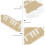 4Pièces Clips Fixe-Partitions Plastique Portable Pour Usage Scolaire 7