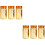 6Pièces Or Nail Art Autocollants Décorations DIY 7
