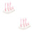 2Pièces Rangement Bébé Rose En Sécurisé 6