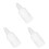 30Pièces Bouteilles Compte- Blanches Vides 50Ml Pour 2