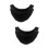 4Pièces Lingettes Microfibres Bowling Noires Pour 9