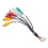 4Pièces Faisceau Rca 20 Broches Plastique+alliage Audio Multi 2