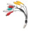 4Pièces Faisceau Rca 20 Broches Plastique+alliage Audio Multi 11