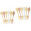 12Pièces Acier Poisson Multicolores Usage Restauration 4