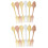 12Pièces Acier Poisson Multicolores Usage Restauration 5