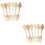 12Pièces Acier Poisson Multicolores Usage Restauration 6