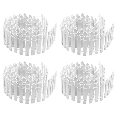 12Pièces Mini Clôture En Bois Fer Pour Décor Micro Paysage 1