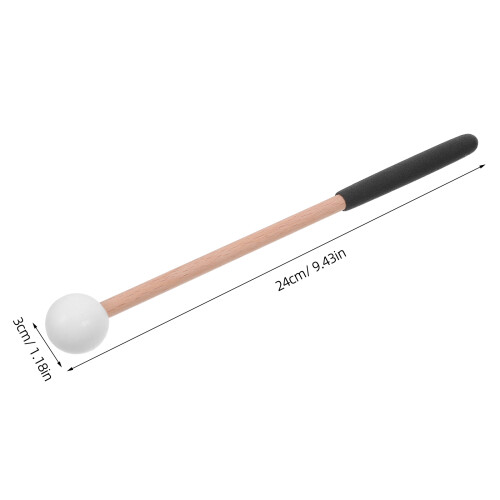 2Pièces Maillets Percussion Bois Blancs Confortable 2