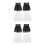 4Paires Cuffs En Décorative Amovible Polyester 9