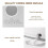 Rain Clouds Aroma Diffuser Raindrop Air Humidifier Humidificador de Aroma Night Light Desktop Ultrasonic Sprayer US Plug 10
