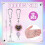 12Pcs Beadable Keychain Bars Silver Bead Keychain Bulk DIY Blank Keychain Bar for Bead Snap Hook Keychain for Making DIY 7