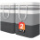 Cesta de ropa impermeable independiente de 75 litros 1