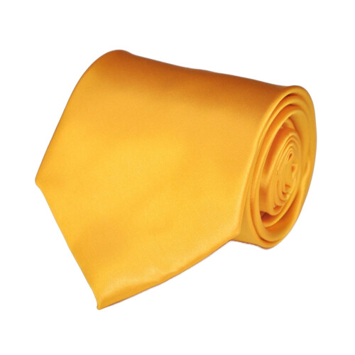 Black Yellow Satin Tie Luxury Fabric 1 Piece