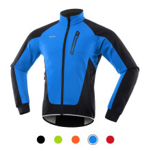 Waterproof & Windproof Thermal Fleece Cycling Jacket for Men – Compatible with MTB, Autumn/Winter