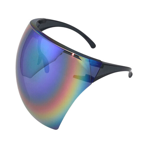 Multicolor Protective Sunglasses Lightweight Visor Full Face Cover 400