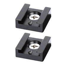 Adapter do mocowania na zimnej stopce lampy błyskowej – aluminiowy, gwint 1/4"