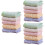 15Pièces Serviettes Absorbantes Assorties Douces 6