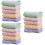15Pièces Serviettes Absorbantes Assorties Douces 7