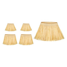 5-teiliges hawaiianisches Vogelscheuchen-Strohkostüm-Set