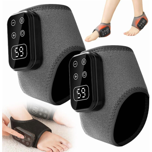 Trådløs fodmassager med vibration, varme og kompression