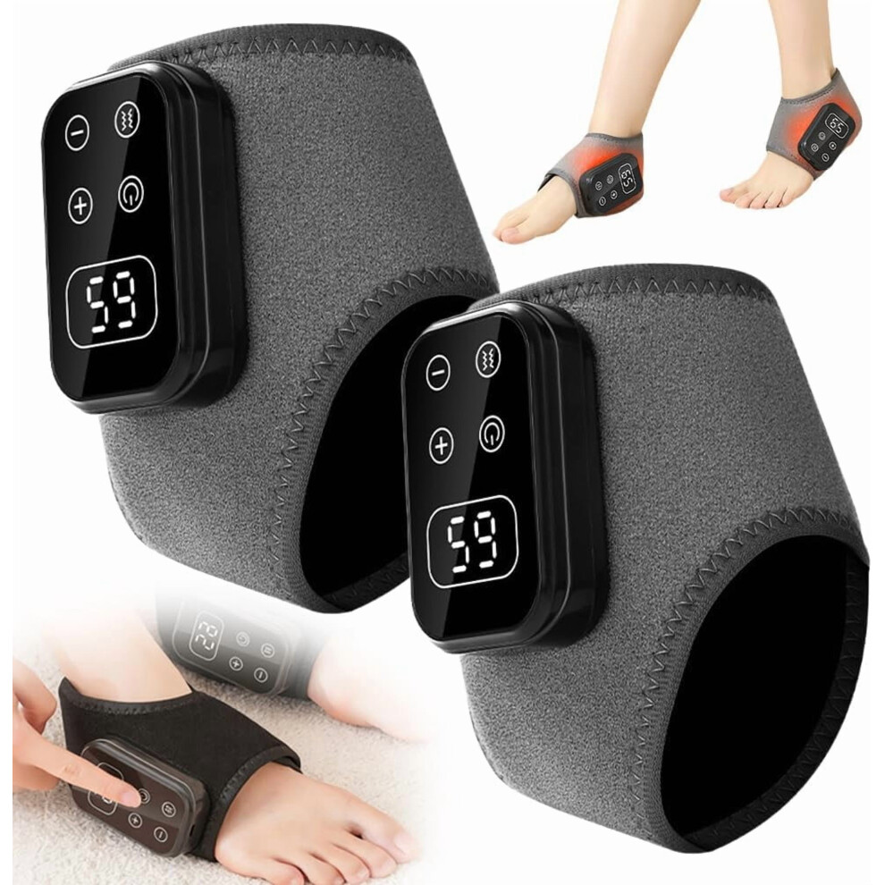 Wireless Foot Massager with Vibration, Heat & Compression
