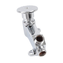 Válvula de pedal manos libres para fregadero de cocina, latón duradero, control sin contacto, 1,9" de diámetro