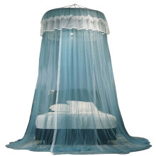 Elegant Lace Bed Canopy for Girls & Boys – Round Dome Netting, Indoor/Outdoor Decor, Compatible with All Bed Sizes