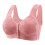 HEVIRGO2PCS Γυναικείο Σουτιέν Plus Size με Κλείσιμο Μπροστά, Ρυθμιζόμενες Τιράντες, 1