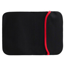 Laptophoes van 15,6 inch in zwart SBR-neopreen