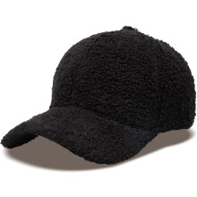 Dame vinterbaseballkasket justerbar ensfarvet lammeuld varm baseballkasket unisex ukonstrueret almindelig kasket