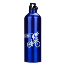 Bouteille d'eau isotherme de 770 ml pour adultes – Double paroi sous vide, alliage d'aluminium, compatible avec le vélo et le camping (bleue)