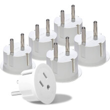 USA til EU stikadapter type E/F Schuko