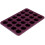 24-Cup Nonstick Aluminized Steel Mini Muffin Pan, Beetroot 1